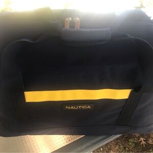 Nautica Navy and Yellow Travel Duffel
Unisex…brand NEW